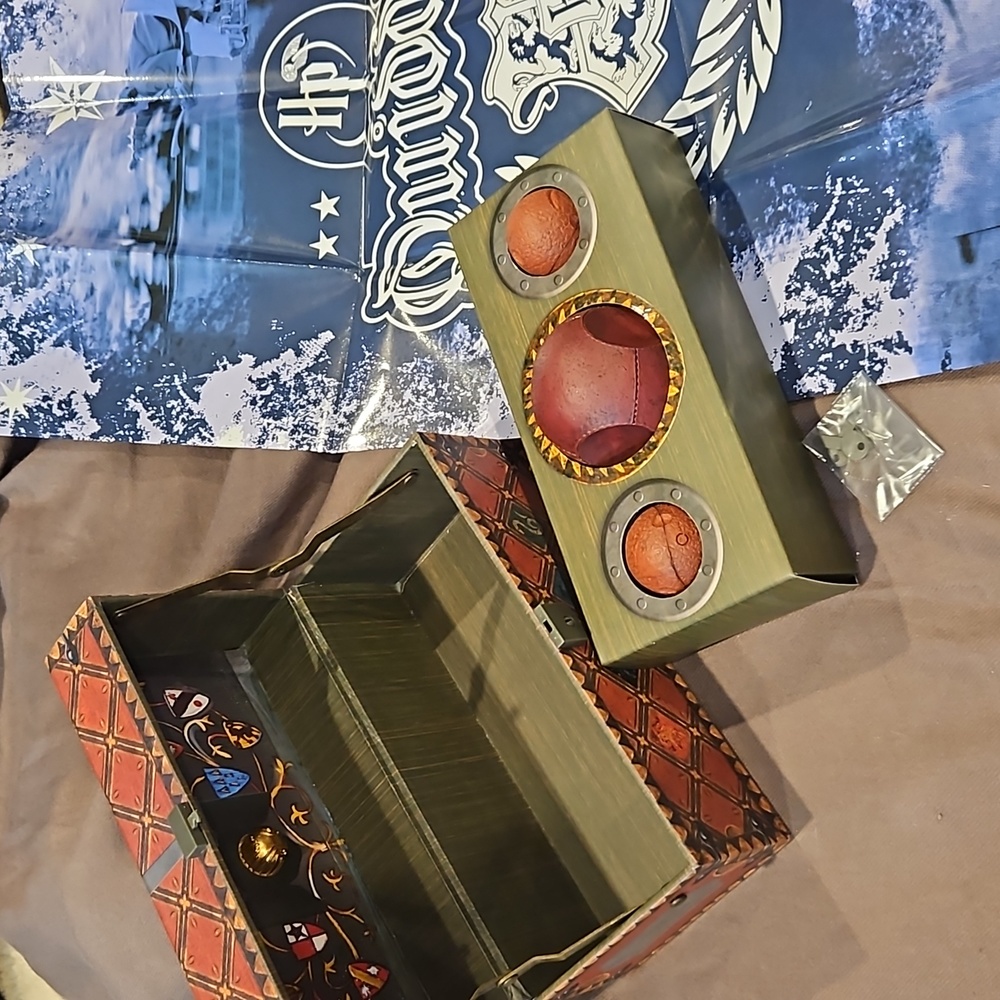 Harry Potter Collectible Quidditch Set with Poster